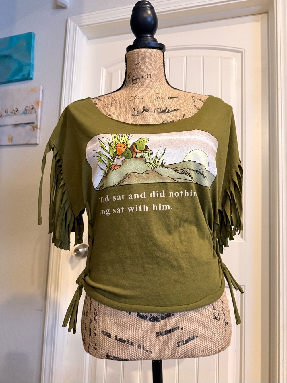 Toad & Frog Upcycled Fringe Top – Size Medium